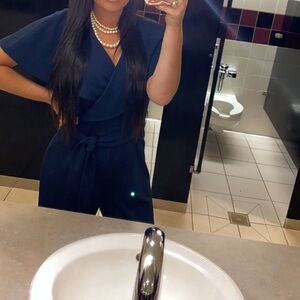 Elegant Navy Jumpsuit